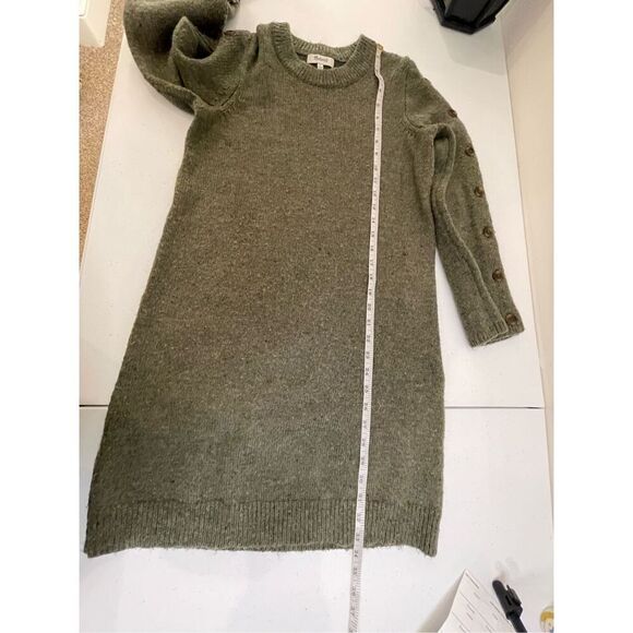 Madewell women’s sweater dress long sweater size small green - Picture 4 of 6